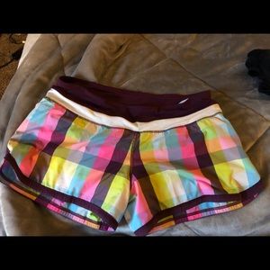 Lululemon Sea Check Speed shorts